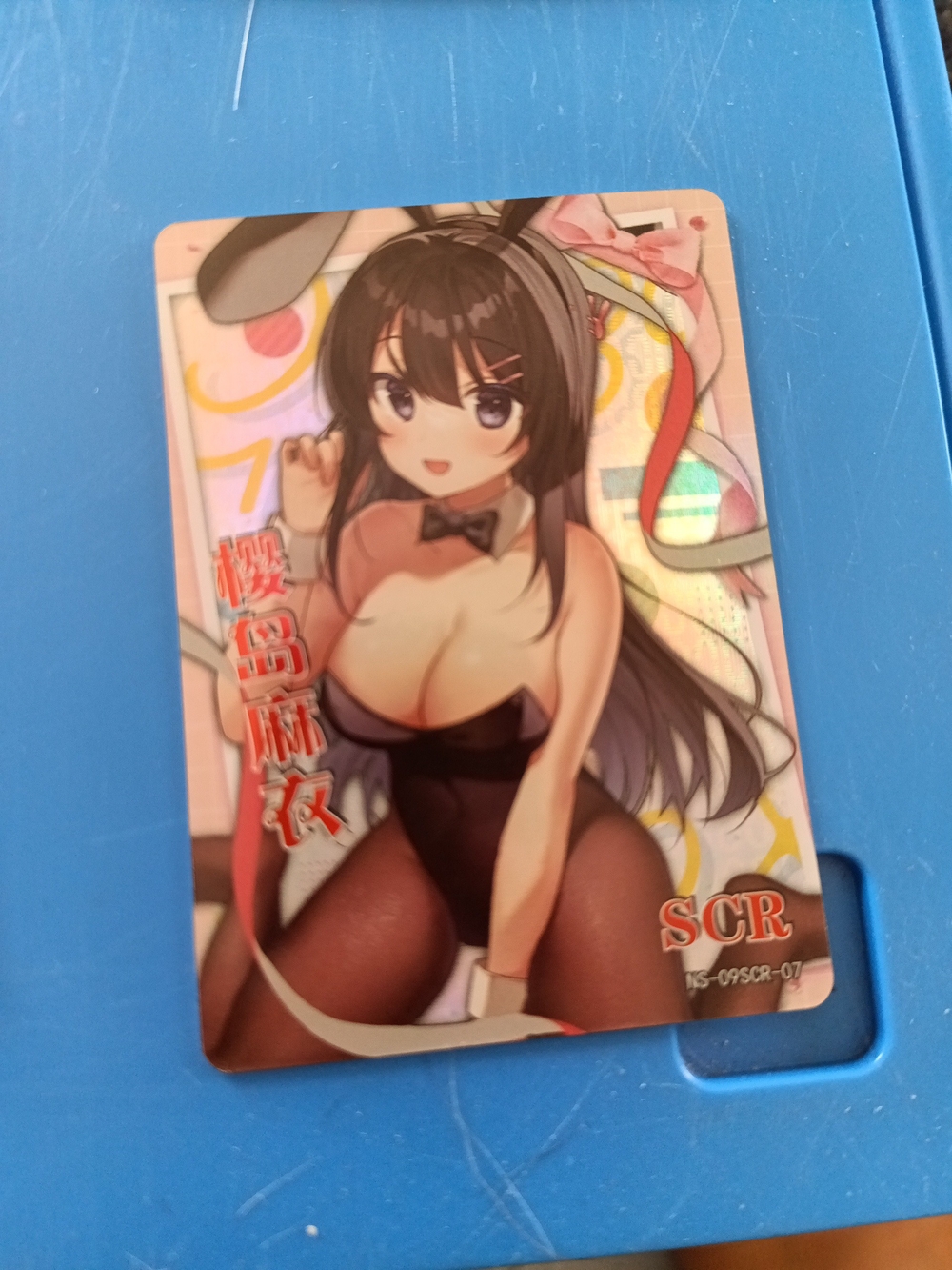 Anime SCR Collectible Card Mai Sakurajima Goddess Story